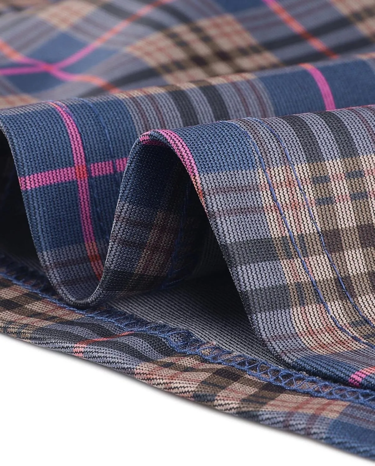 Allegra K Women's Christmas Plaid High Waist Casual A-Line Flare Zip-Up Preppy Checks Flare Mini Skirts