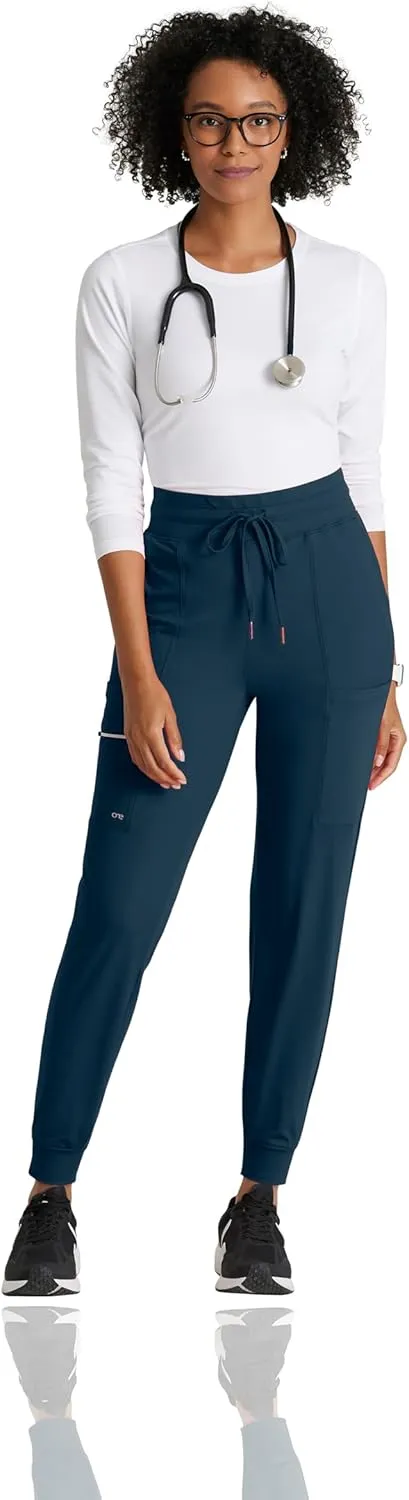 BARCO One Performance Knit Pro Jogger for Women - Modern Fit Self Cuff Jogger with Drawcord Waistband