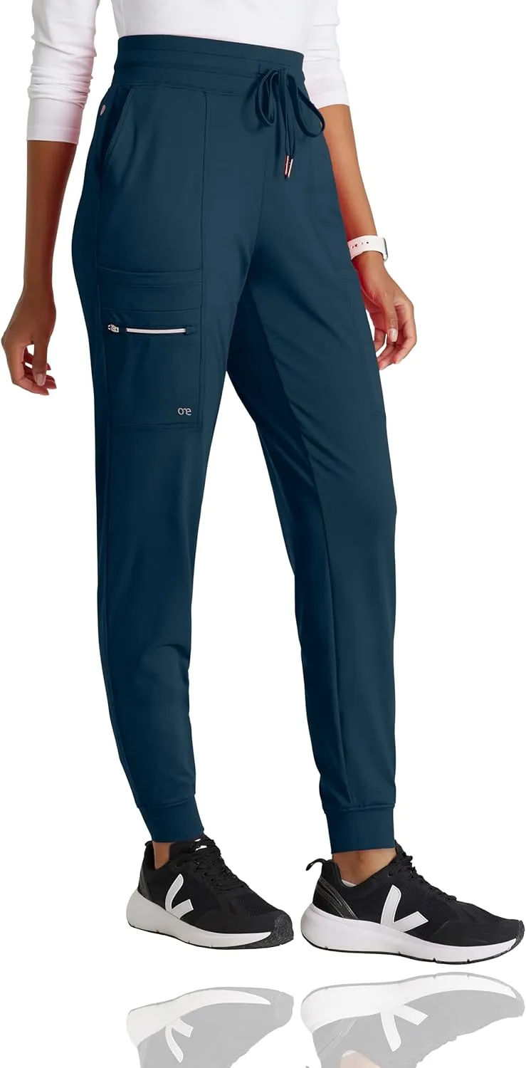 BARCO One Performance Knit Pro Jogger for Women - Modern Fit Self Cuff Jogger with Drawcord Waistband