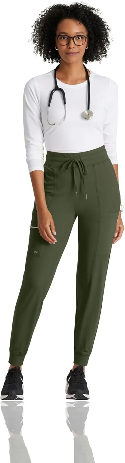 BARCO One Performance Knit Pro Jogger for Women - Modern Fit Self Cuff Jogger with Drawcord Waistband