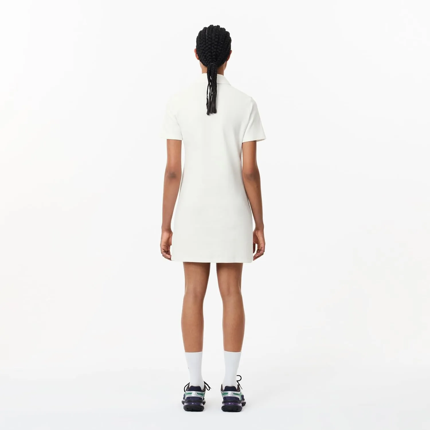 Lacoste Women's Organic Cotton Buttoned Polo Dress