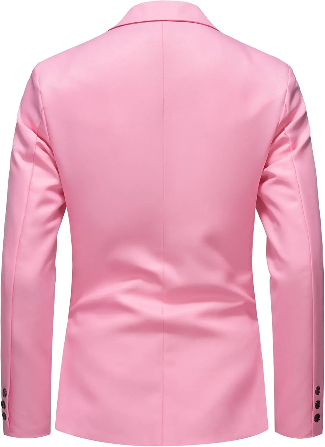 Men's Blazer Lightweight Casual Solid One Button Slim Fit Sport Coat