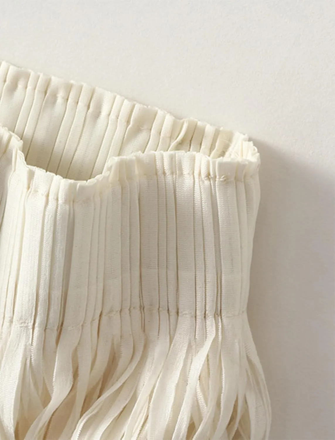 ODIZLI Midi Skirts for Women Spring Boho High Waist Tassel Fringe Layered Skirt A Line Skirts