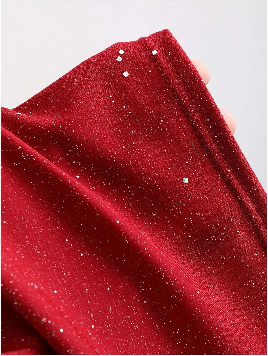 SOLY HUX Women's Halter Top Sparkly Sexy Backless Party Crop Tops Club Rave Festival Outfits Black