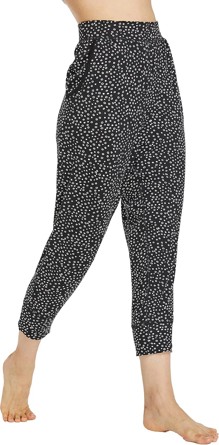 Womens Casual Stretch Cotton Pajama Pants Simple Lounge Pants