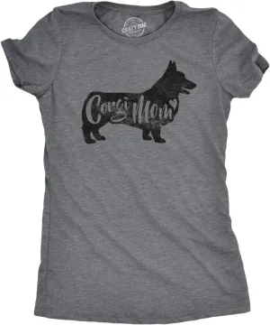 Womens Dog Mom and Cat Mom Funny T Shirts Cute Pet Tees for Women with Cats or Dogs